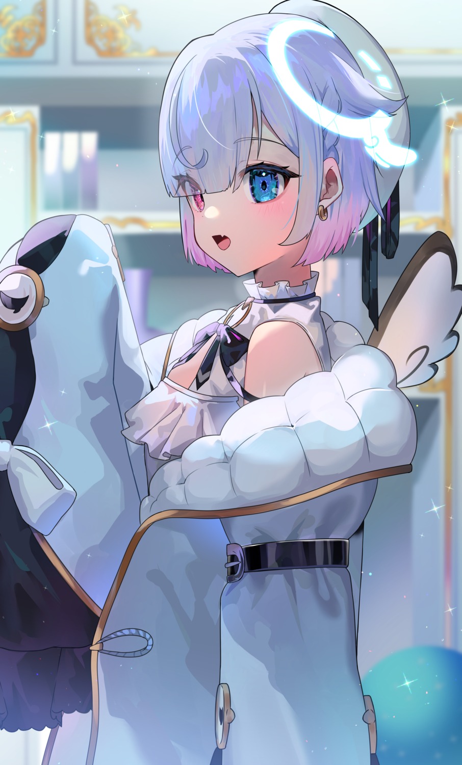 amemiya_nazuna, angel, cadorunrun, heterochromia, vshojo, wings