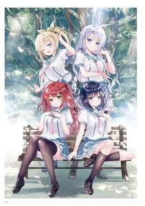 aino+links, seifuku, skirt_lift, sousaku_kanojo_no_renai_koushiki, thighhighs, twinbox
