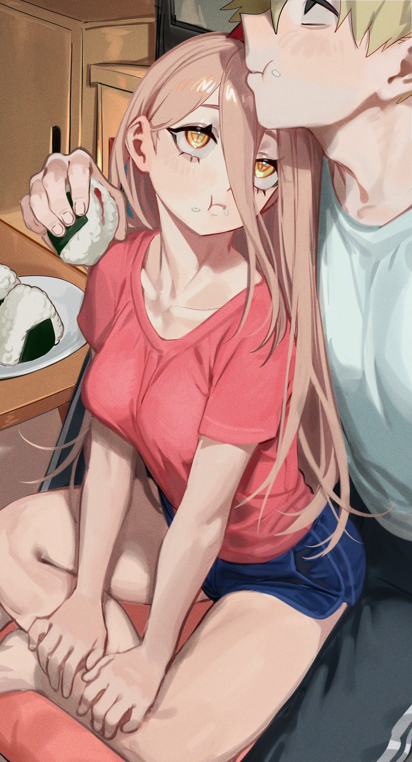 chainsaw_man, denji_(chainsaw_man), nia_(nia4294), power_(chainsaw_man)