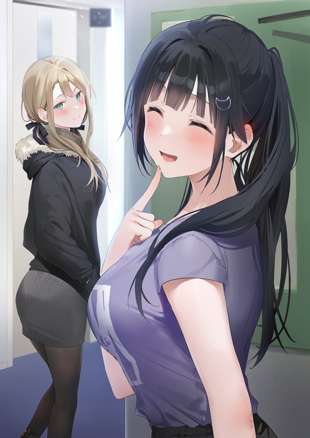 ass, pantyhose, sweater, watashi_nibanme_no_kanojo_de_ii_kara, xretakex