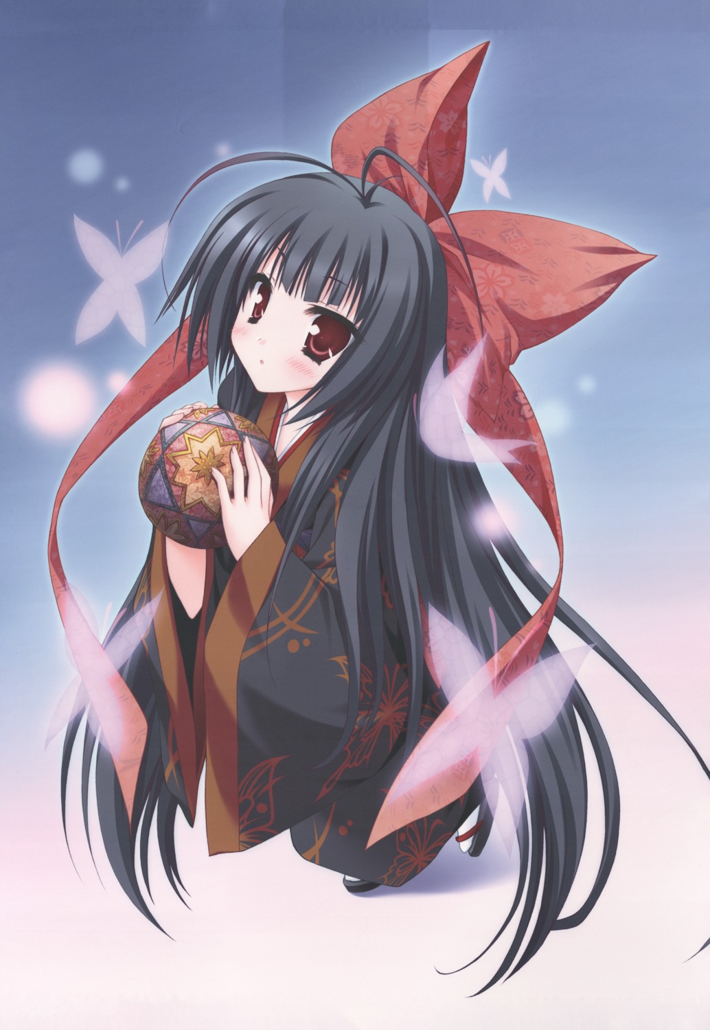 kimono, lump_of_sugar, moekibara_fumitake, nue, raw_scan, tayutama, tayutama_2