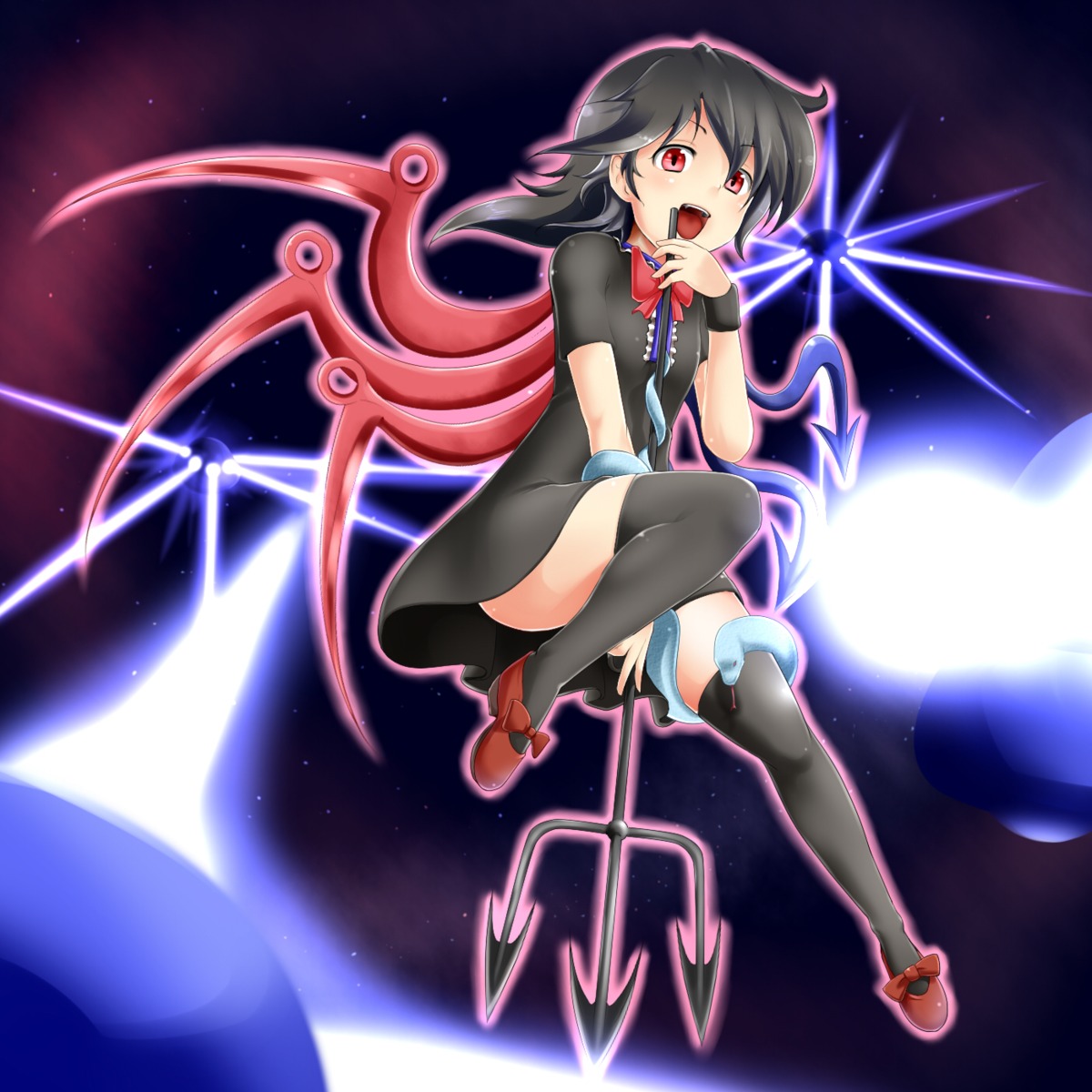 houjuu_nue, miki_plus, thighhighs, touhou, wings