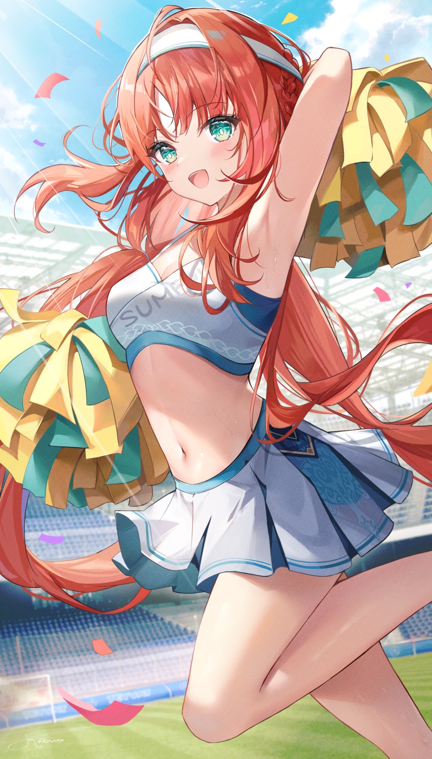 cheerleader, genshin_impact, nilou, starlight_crystalz