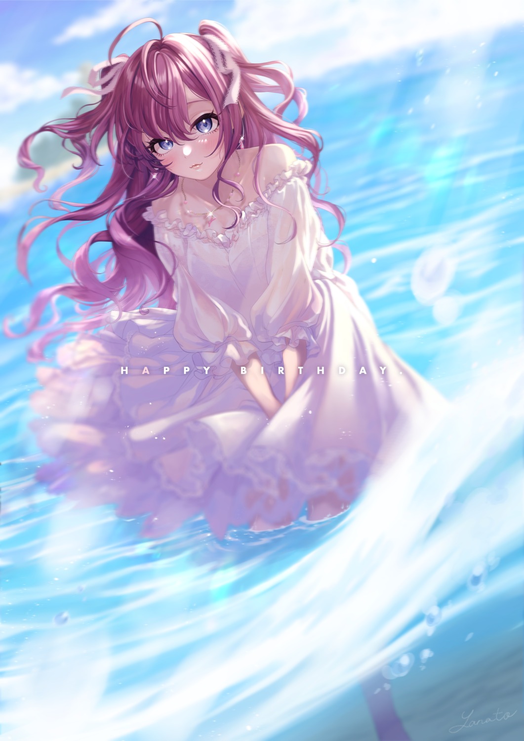 dress, ichinose_shiki, the_idolm@ster, the_idolm@ster_cinderella_girls, wet, yanagito