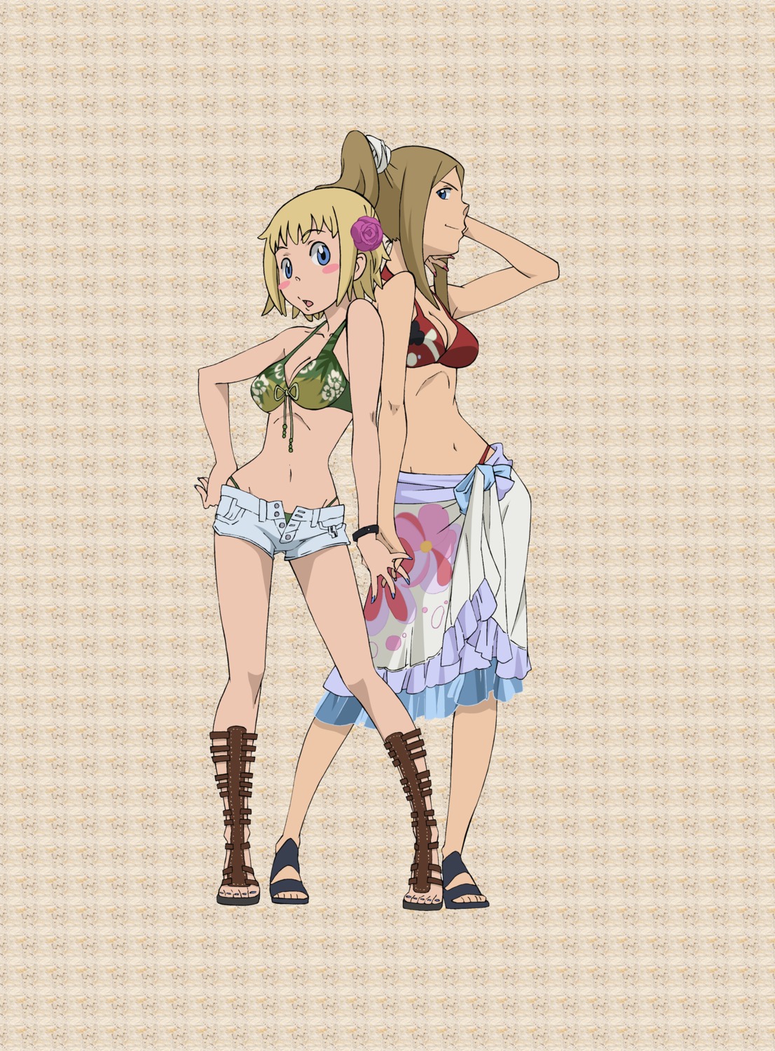 bikini, elizabeth_thompson, patricia_thompson, soul_eater, swimsuits