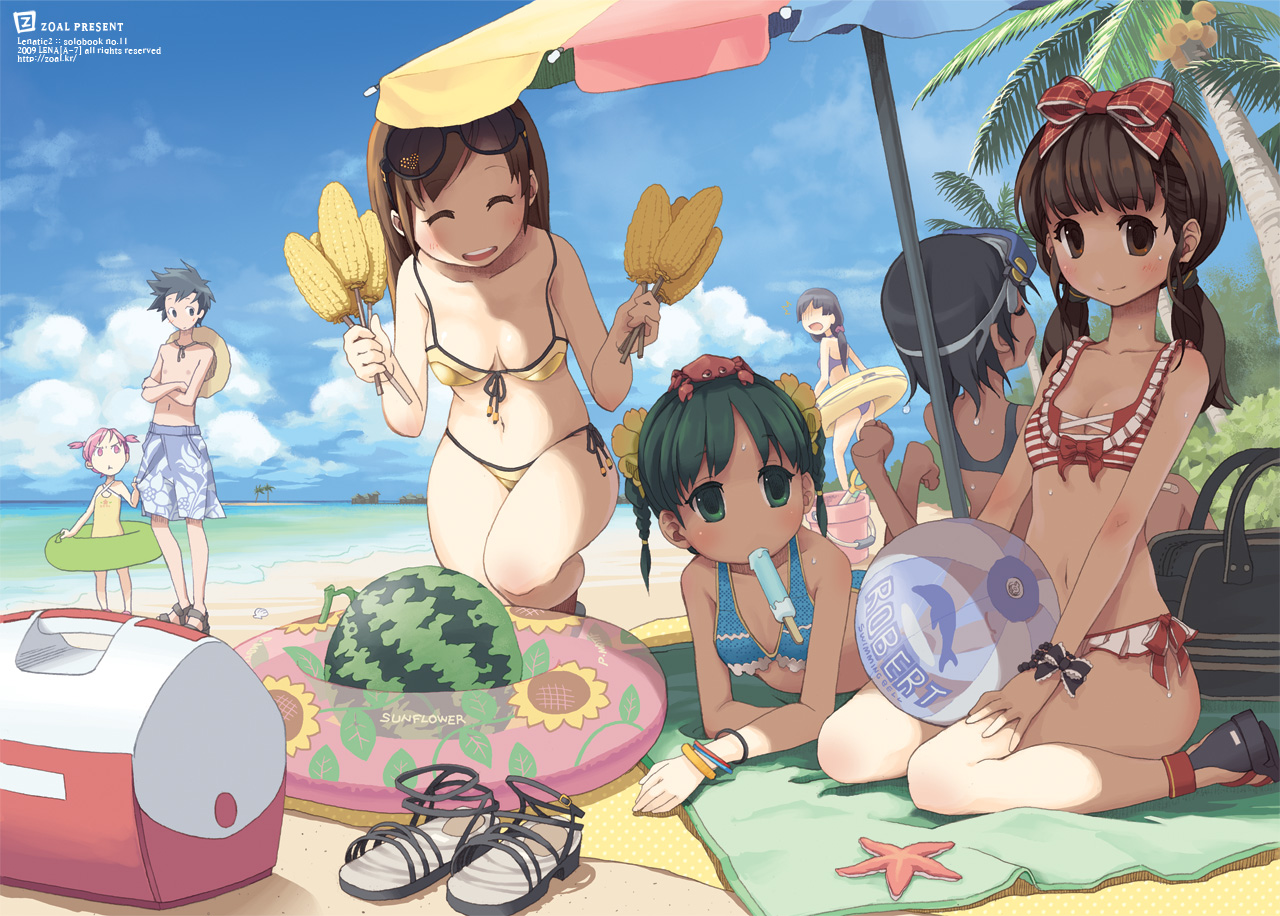 bikini, cleavage, lena, swimsuits