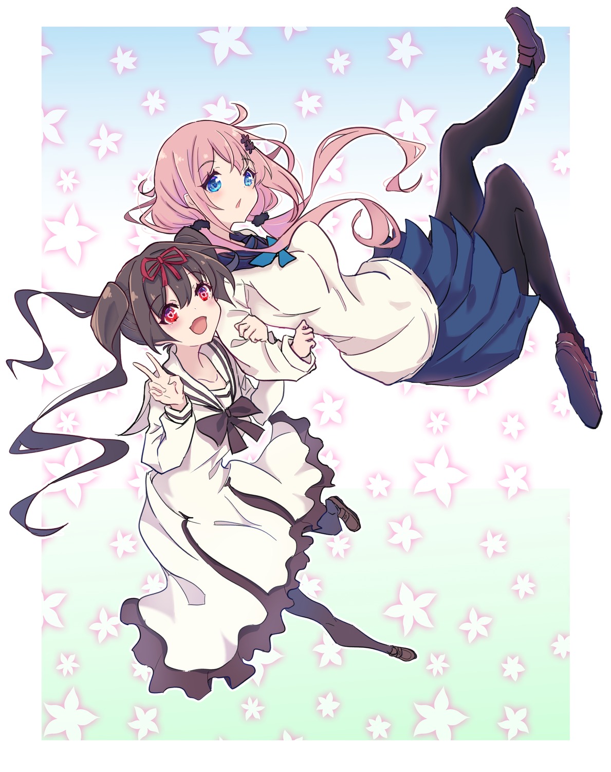 midori_hemo, ochikobore_fruit_tart, pantyhose, sakura_ino, seifuku, sweater, tagme