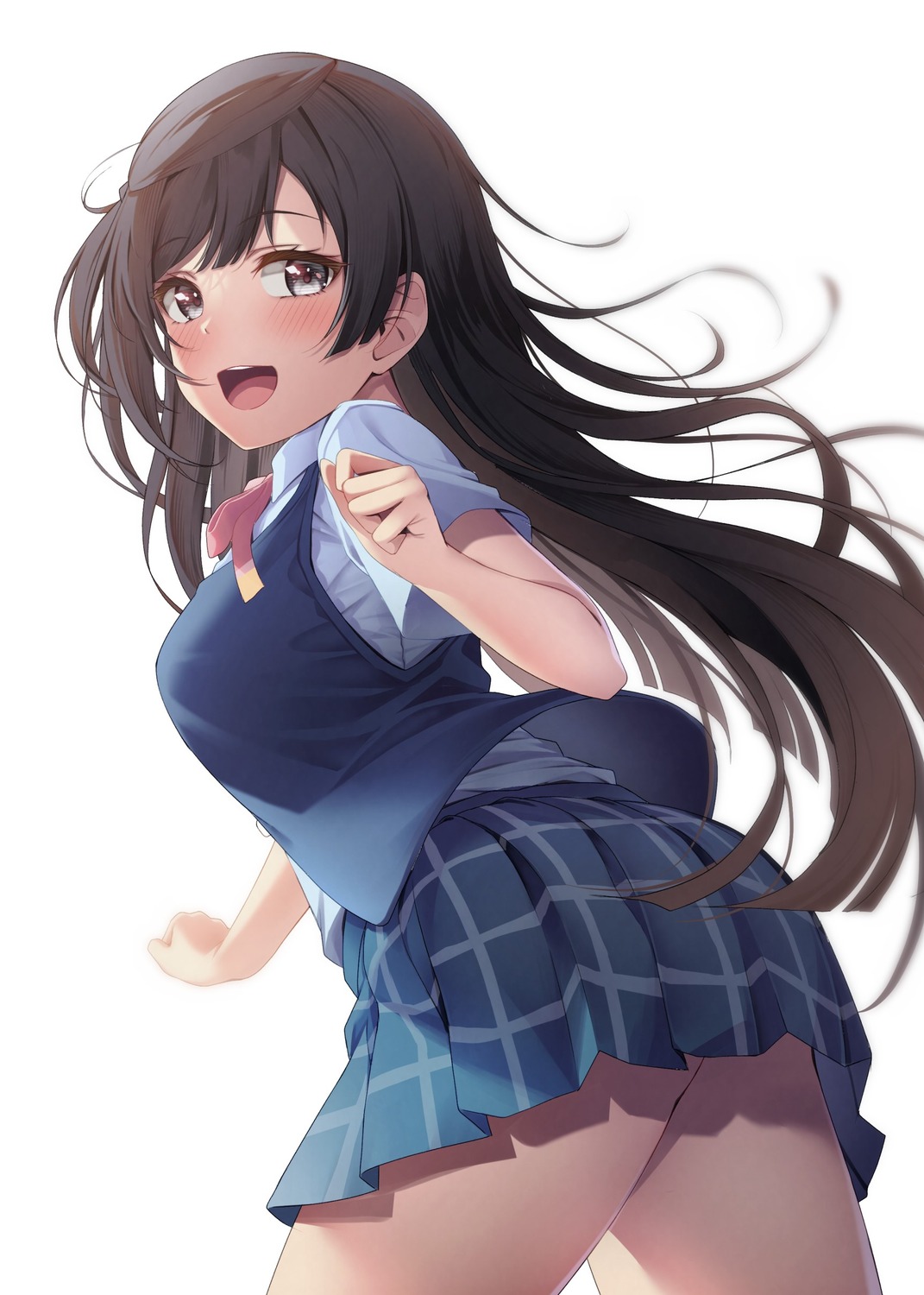 ass, love_live!_(series), love_live!_nijigasaki_gakuen_school_idol_doukoukai, oku_1225, seifuku, yuuki_setsuna