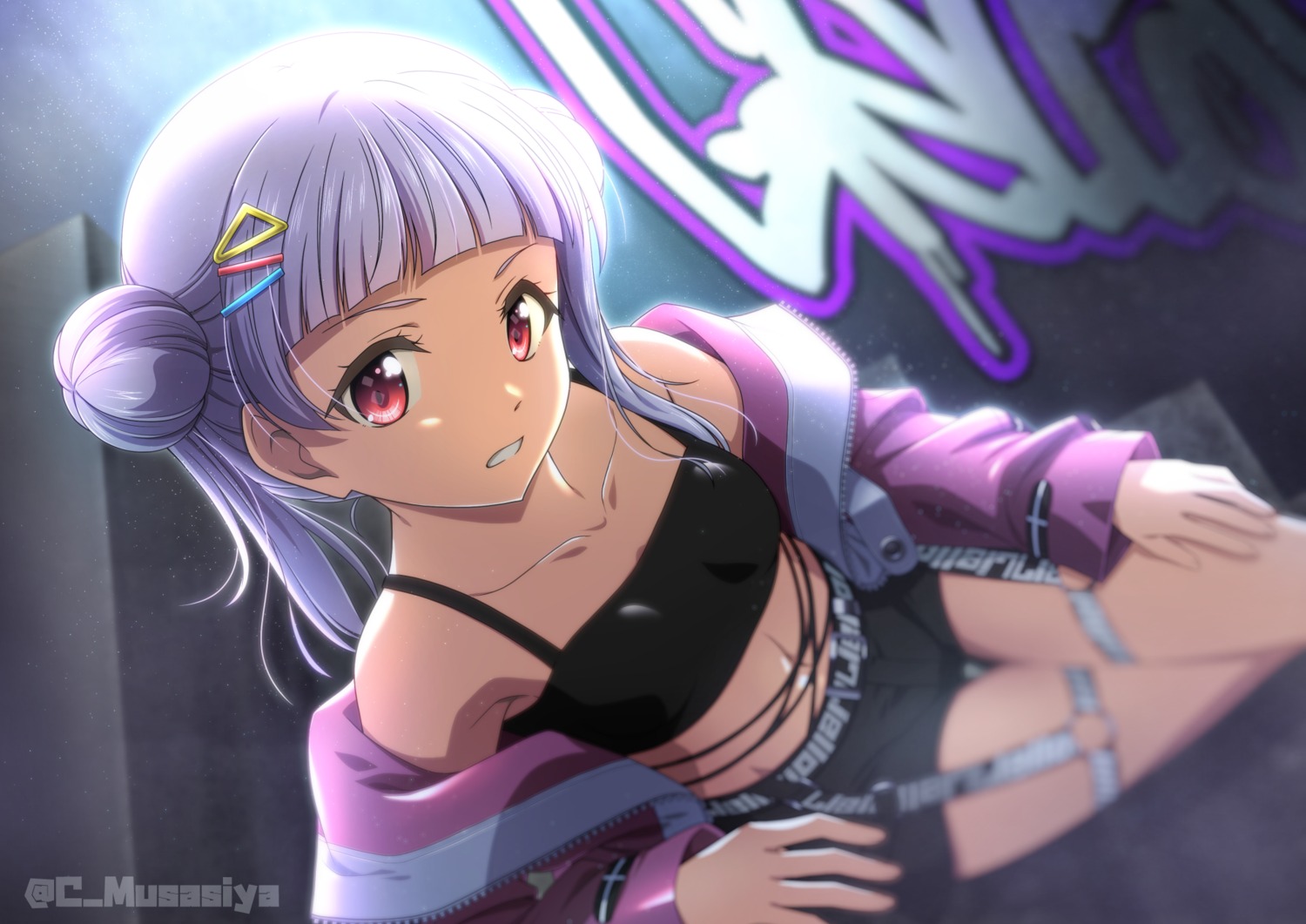 arashi_chisato, garter, love_live!_(series), love_live!_superstar!!, musashiya_chougenbou