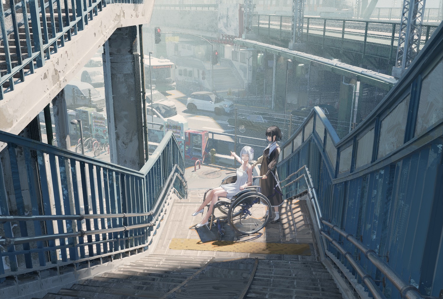 ata-zhubo, dress, landscape, summer_dress