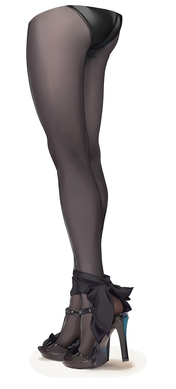 ass, bafangyu, heels, pantyhose