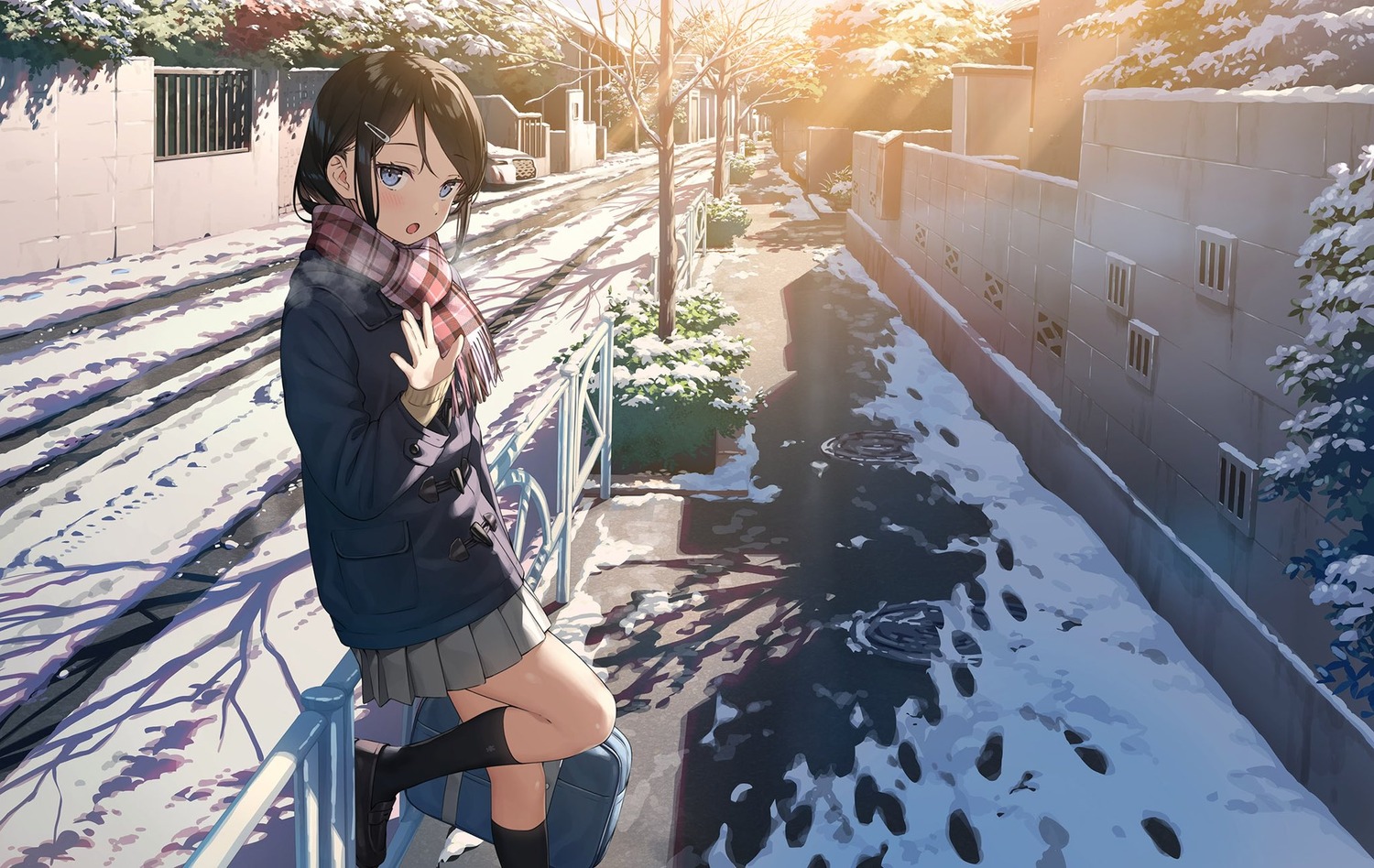 kantoku, miyaguchi_hiromi, seifuku, sweater