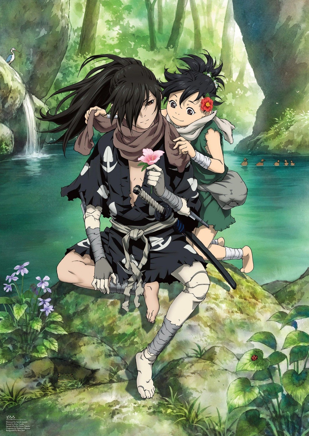 dororo_(character), dororo_(manga), hyakkimaru_(dororo), kimono, tagme