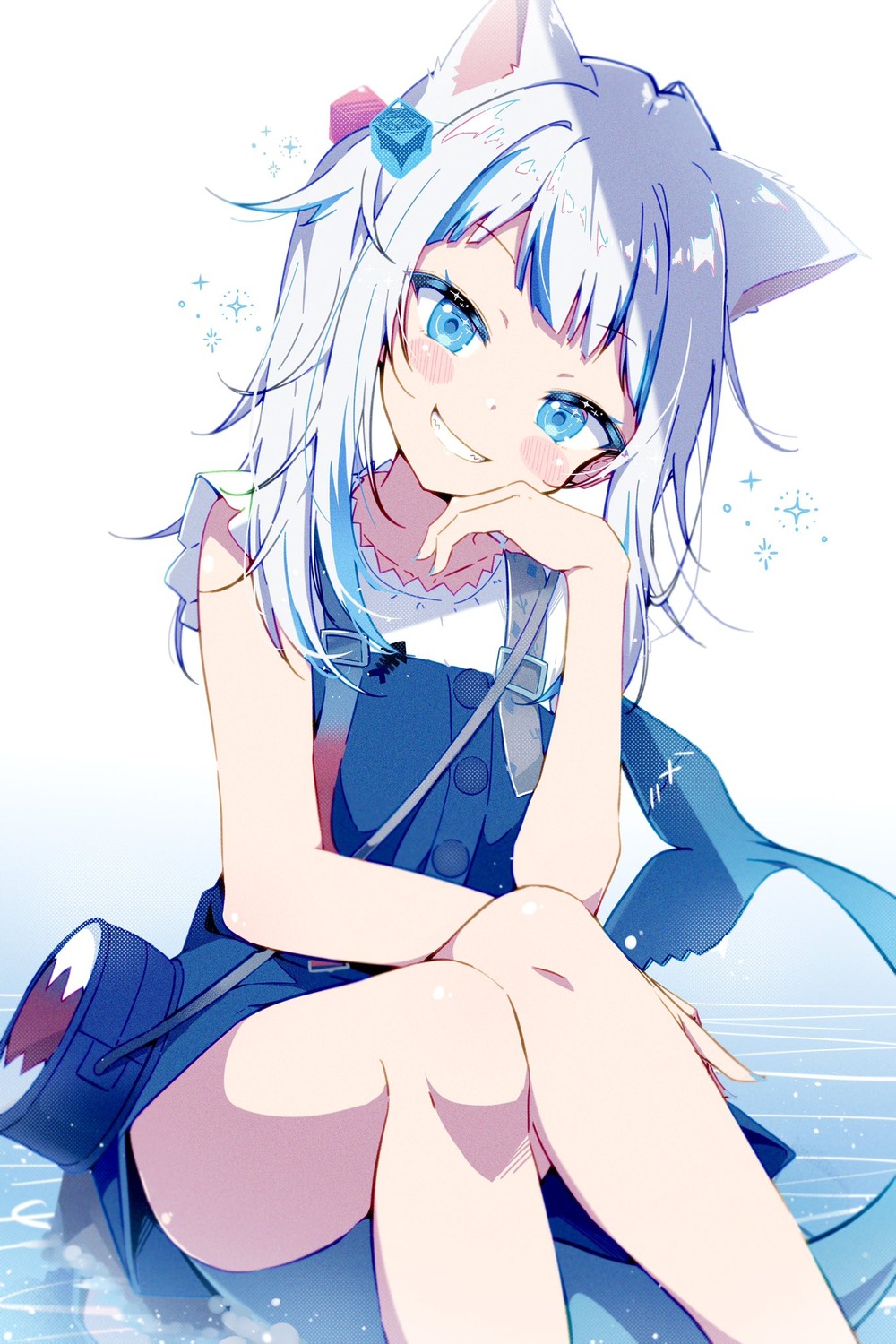 animal_ears, bokkun_(doyagaobyo), gawr_gura, hololive, hololive_english, nekomimi, tail