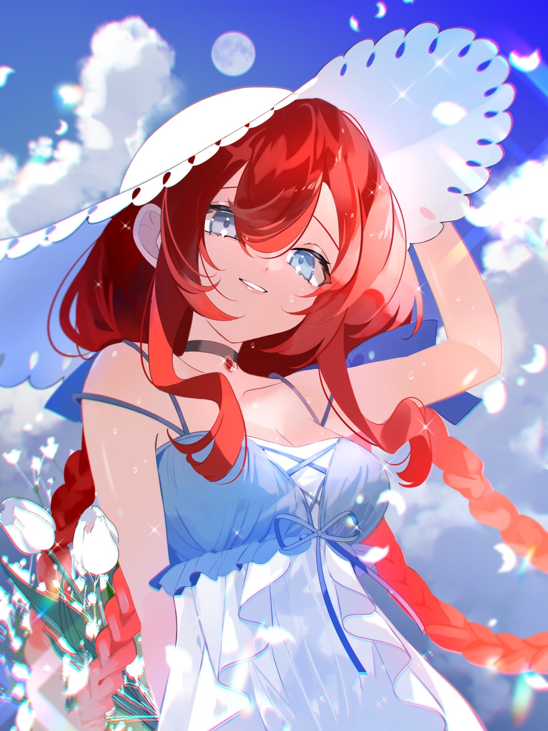 chilcy35, cleavage, dress, summer_dress