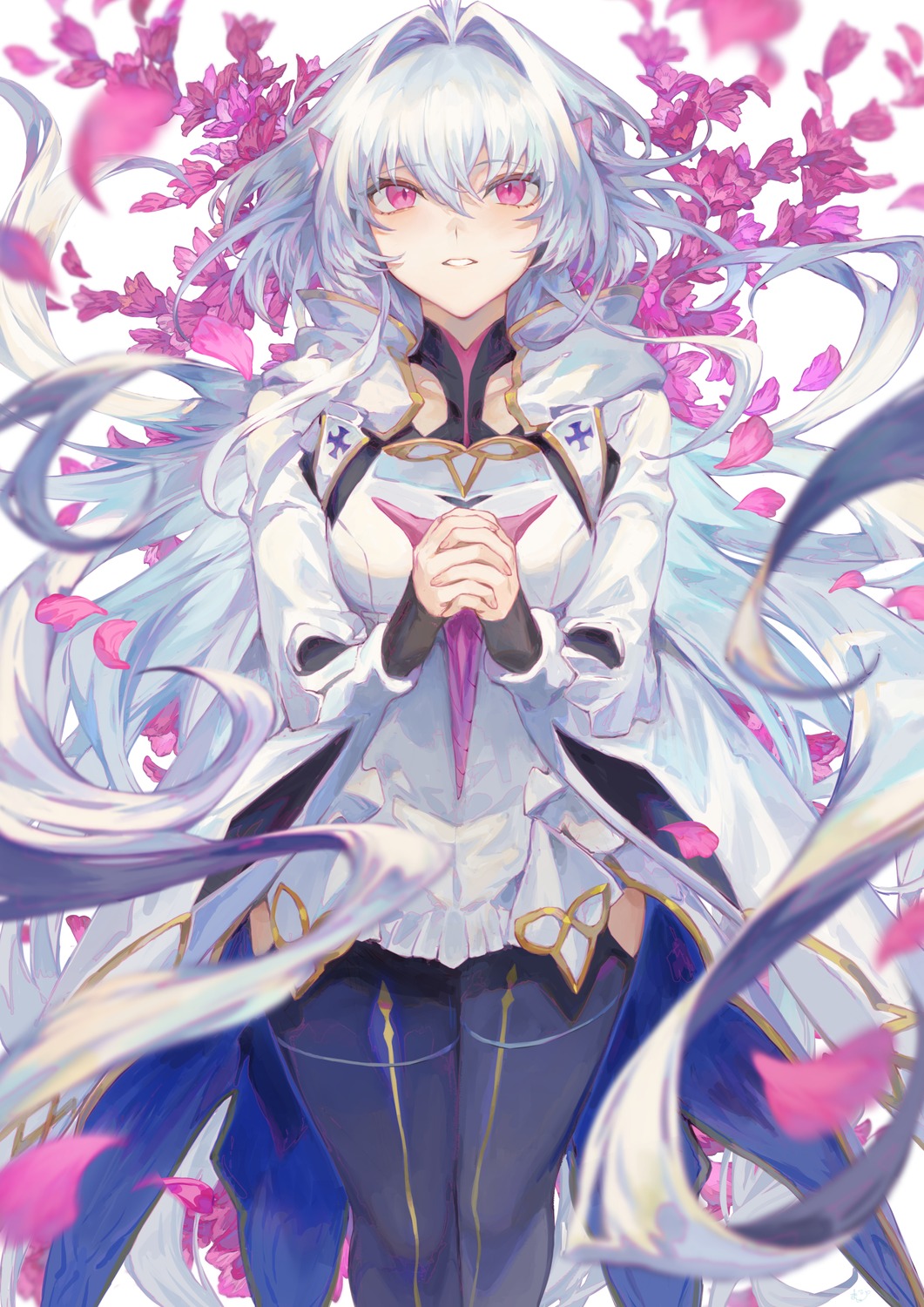 fate/grand_order_arcade, mashu_(003), merlin_(fate/prototype), pointy_ears, thighhighs