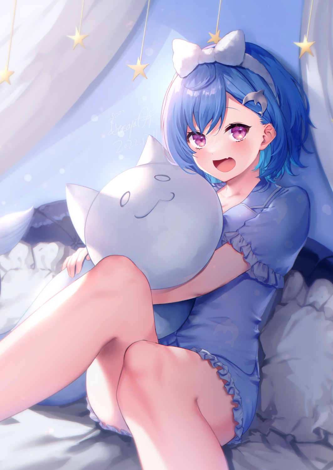 kitasaya_ai, nijisanji, nishizono_chigusa, pajama
