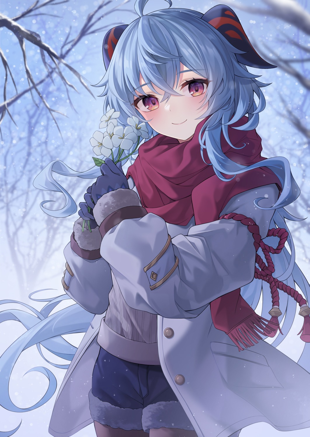ganyu, genshin_impact, horns, pantyhose, sukuemon