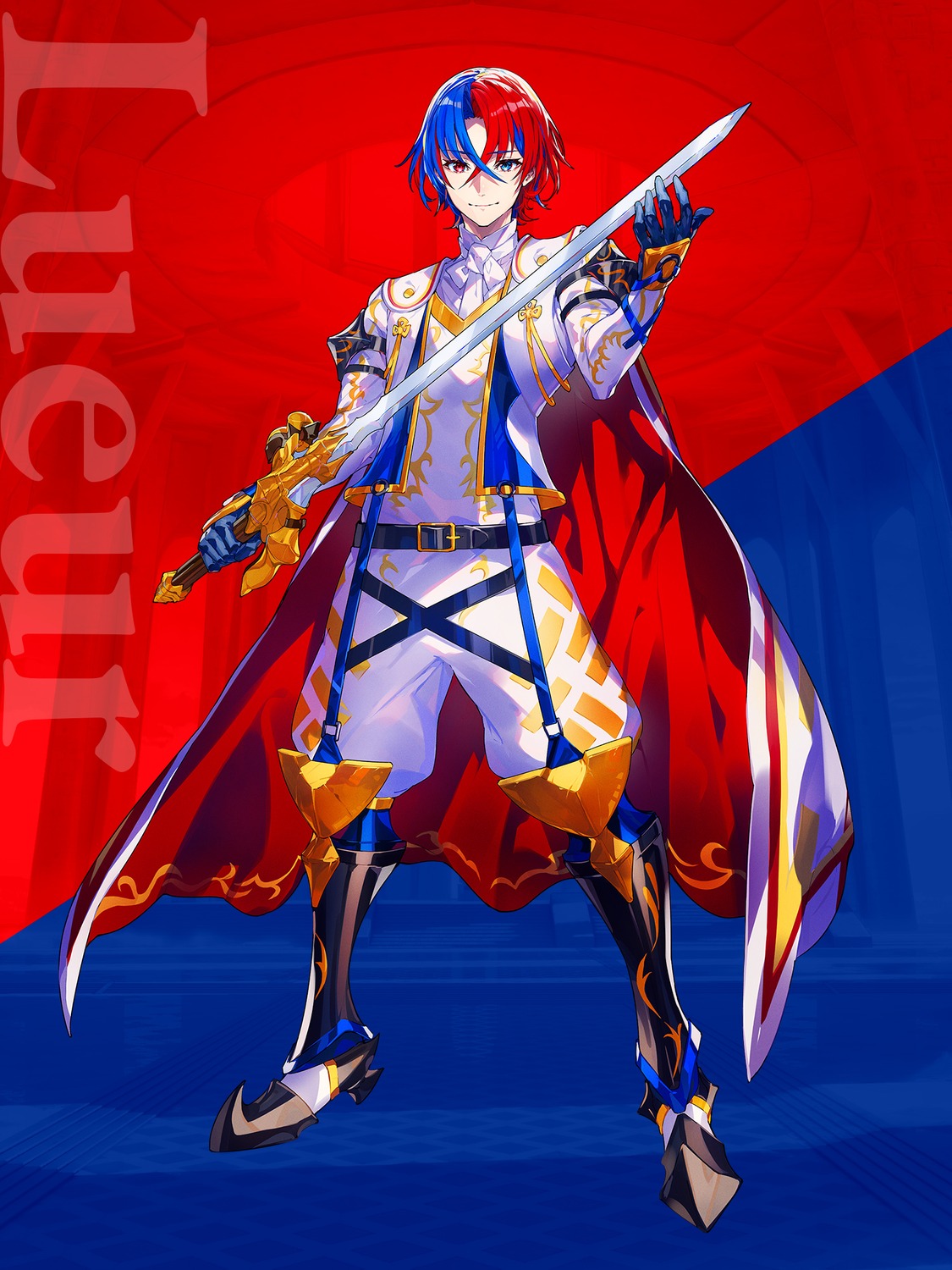 alear, fire_emblem, fire_emblem_engage, heterochromia, male, mika_pikazo, nintendo, sword, uniform