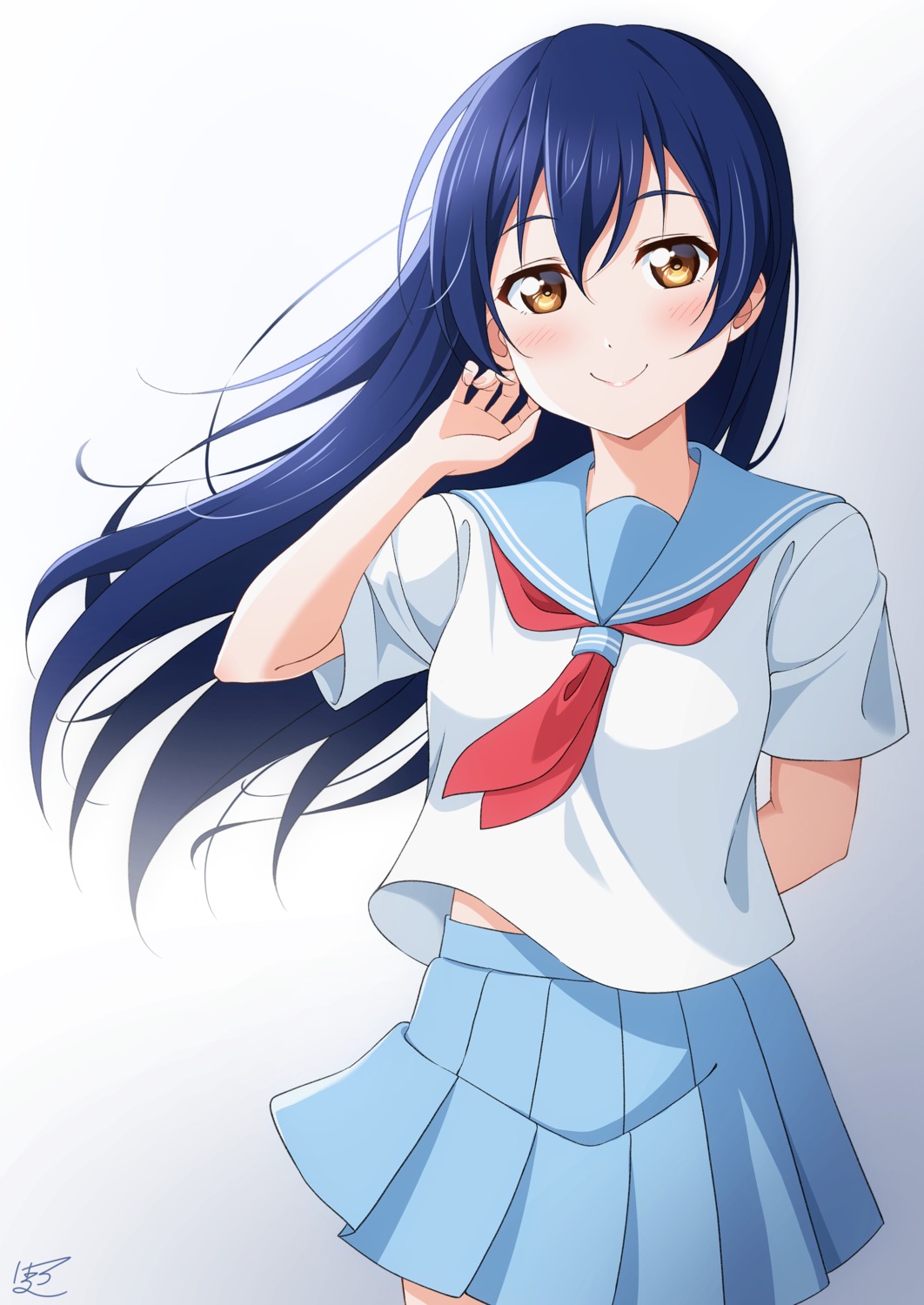haruharo_(haruharo_7315), love_live!, love_live!_(series), seifuku, sonoda_umi
