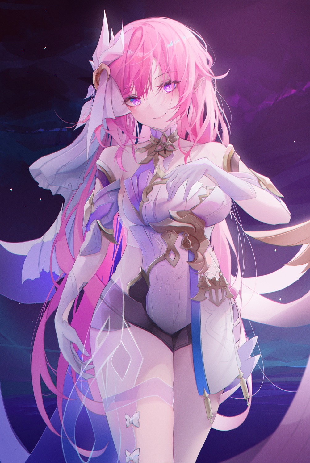 artist_revision, benghuai_xueyuan, elysia_(honkai_impact), garter, honkai_impact, pointy_ears, turbulence