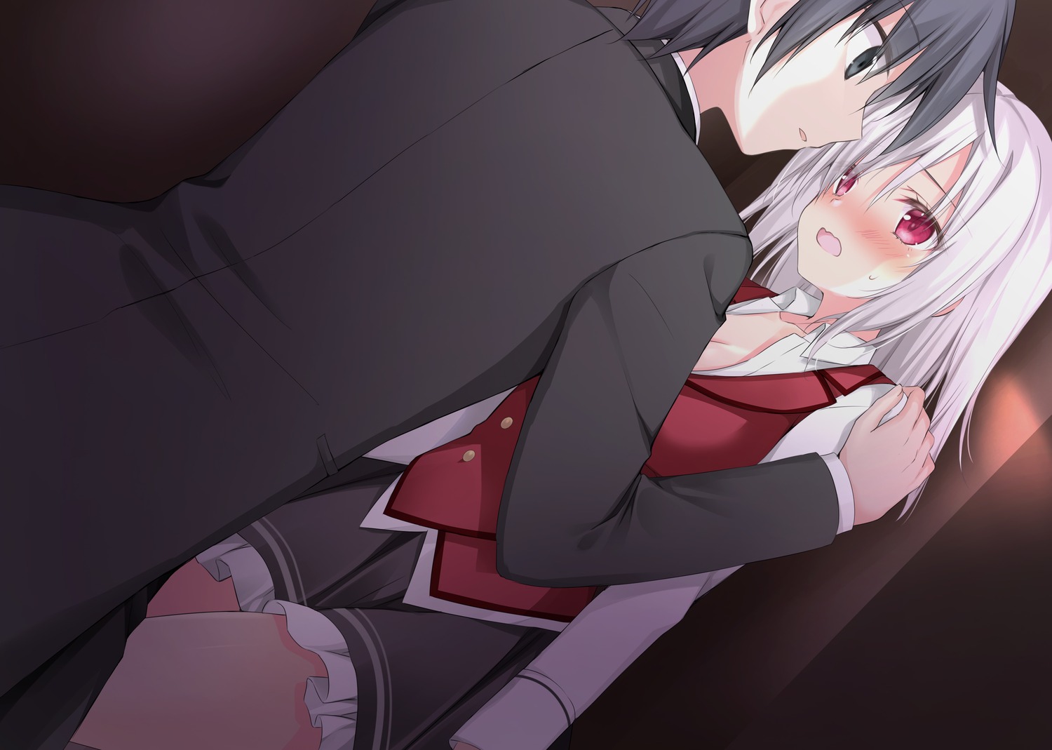 hyouken_no_majutsushi_ga_sekai_wo_suberu, korie_riko, maria_bradley, ray_white, seifuku, uniform