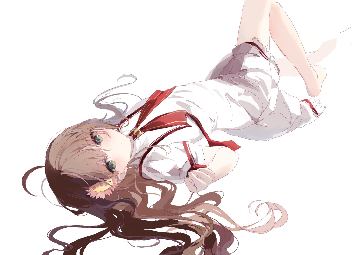 kanbe_kotori, nujii, rewrite, seifuku, sketch