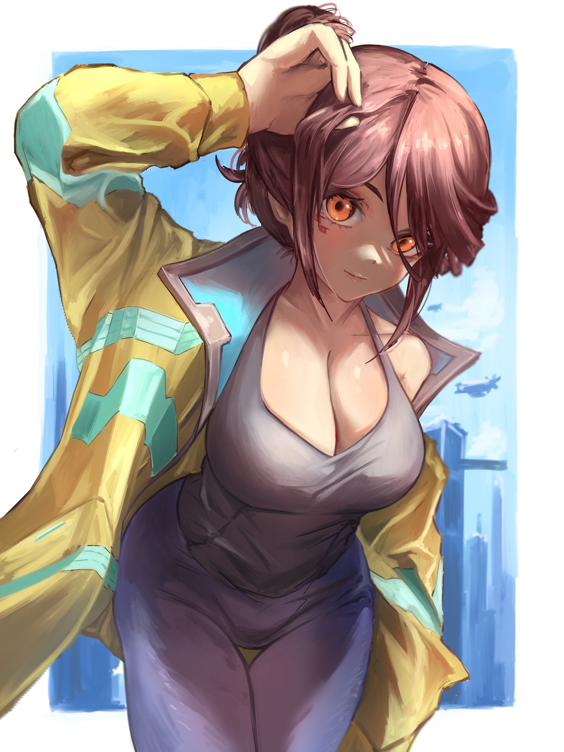 cleavage, cyberpunk:_edgerunners, cyberpunk_2077, gloria_martinez, morishow99