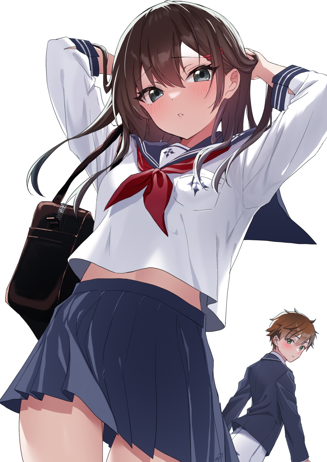 aonegi, seifuku