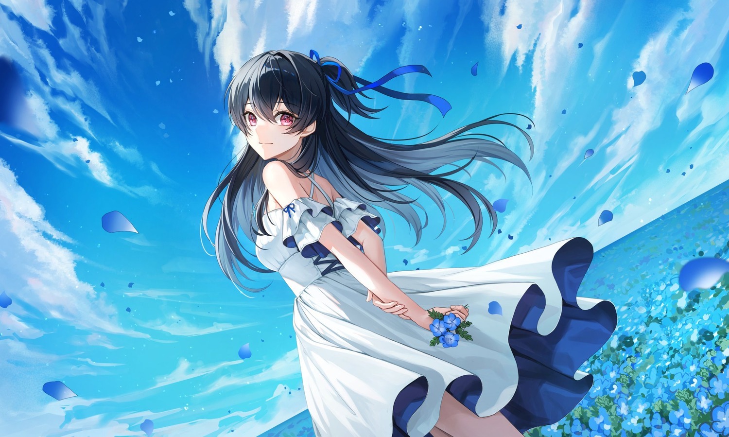 dress, plus1024, skirt_lift, summer_dress