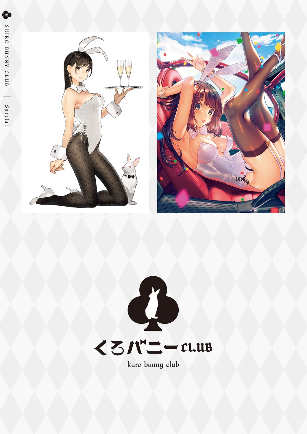 animal_ears, bunny_ears, bunny_girl, fishnets, heels, no_bra, pantyhose, stockings