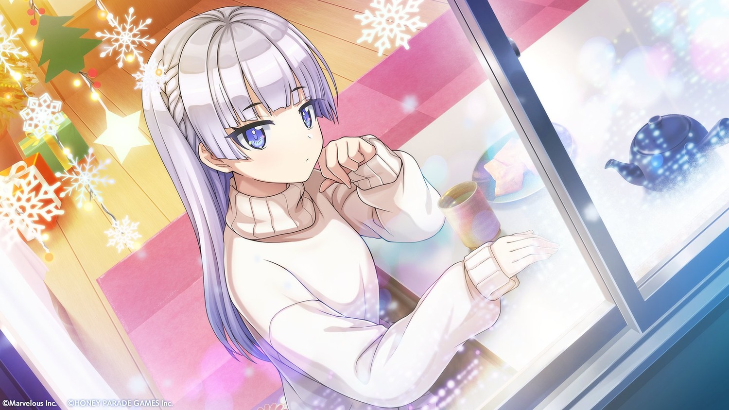 christmas, dolphin_wave, schnee_weissberg, sweater, takuji, wallpaper