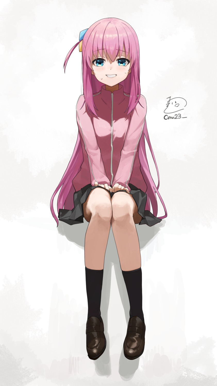 bocchi_the_rock!, chishibuki_hiyoko, gotou_hitori, gym_uniform, seifuku