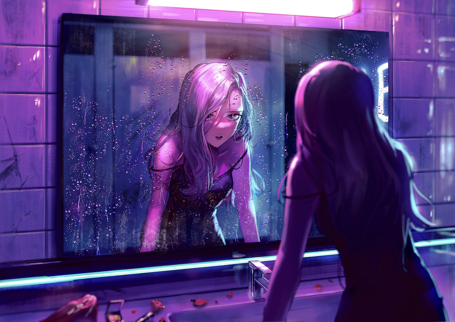 dress, tattoo, tsukiiro