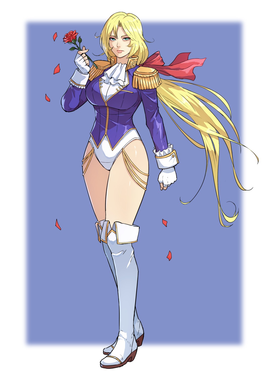 cirenk, heels, leotard, michelle_taki, thighhighs, uniform, wrestle_angels