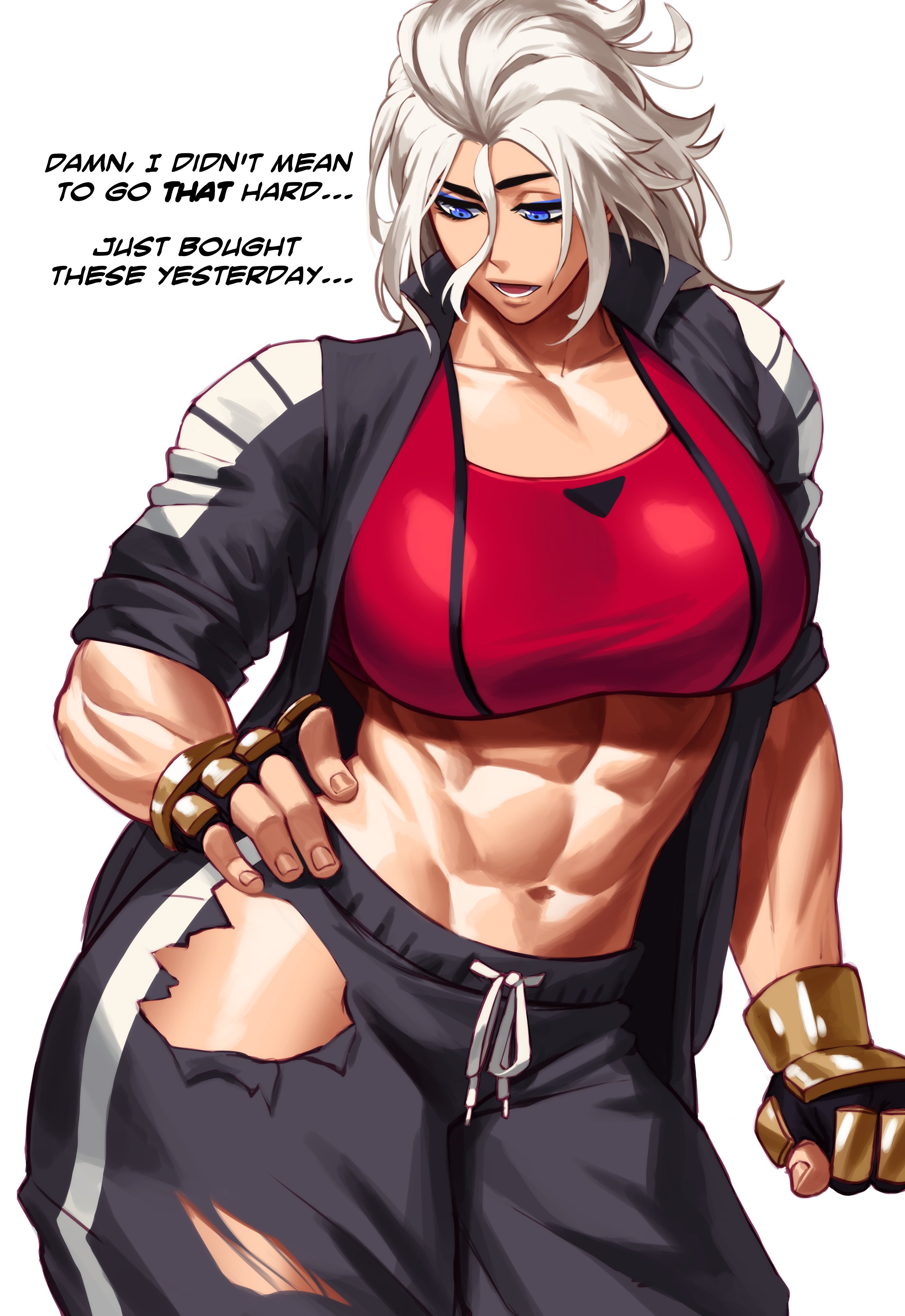 river_city_girls, sotcho, torn_clothes