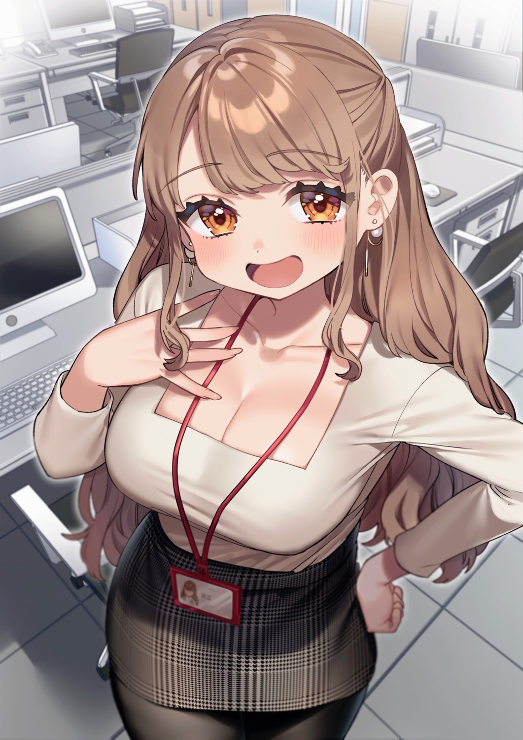 cleavage, pantyhose, sakura_yuki