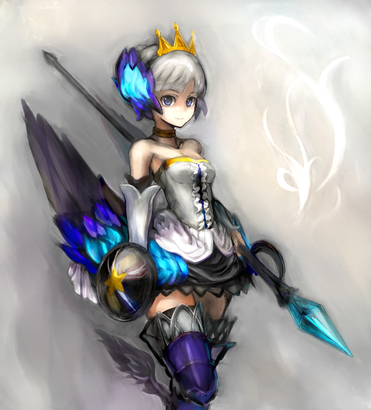 conjaku, gwendolyn, odin_sphere, thighhighs