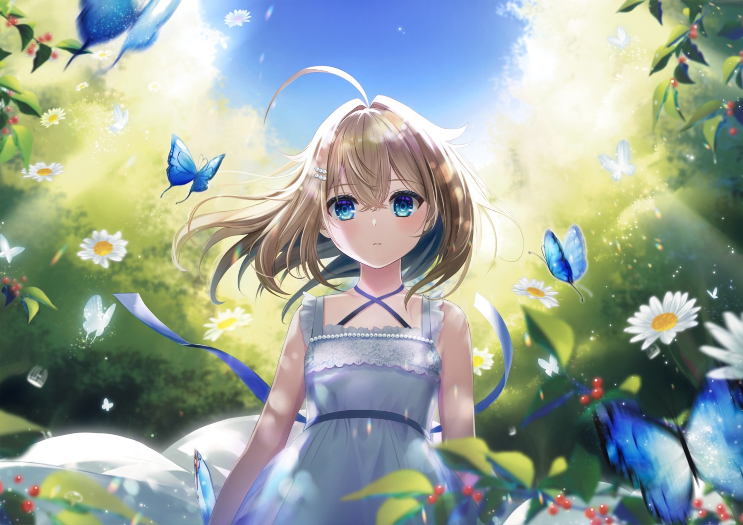 aoe_ui, dress, mishiro_rei, summer_dress