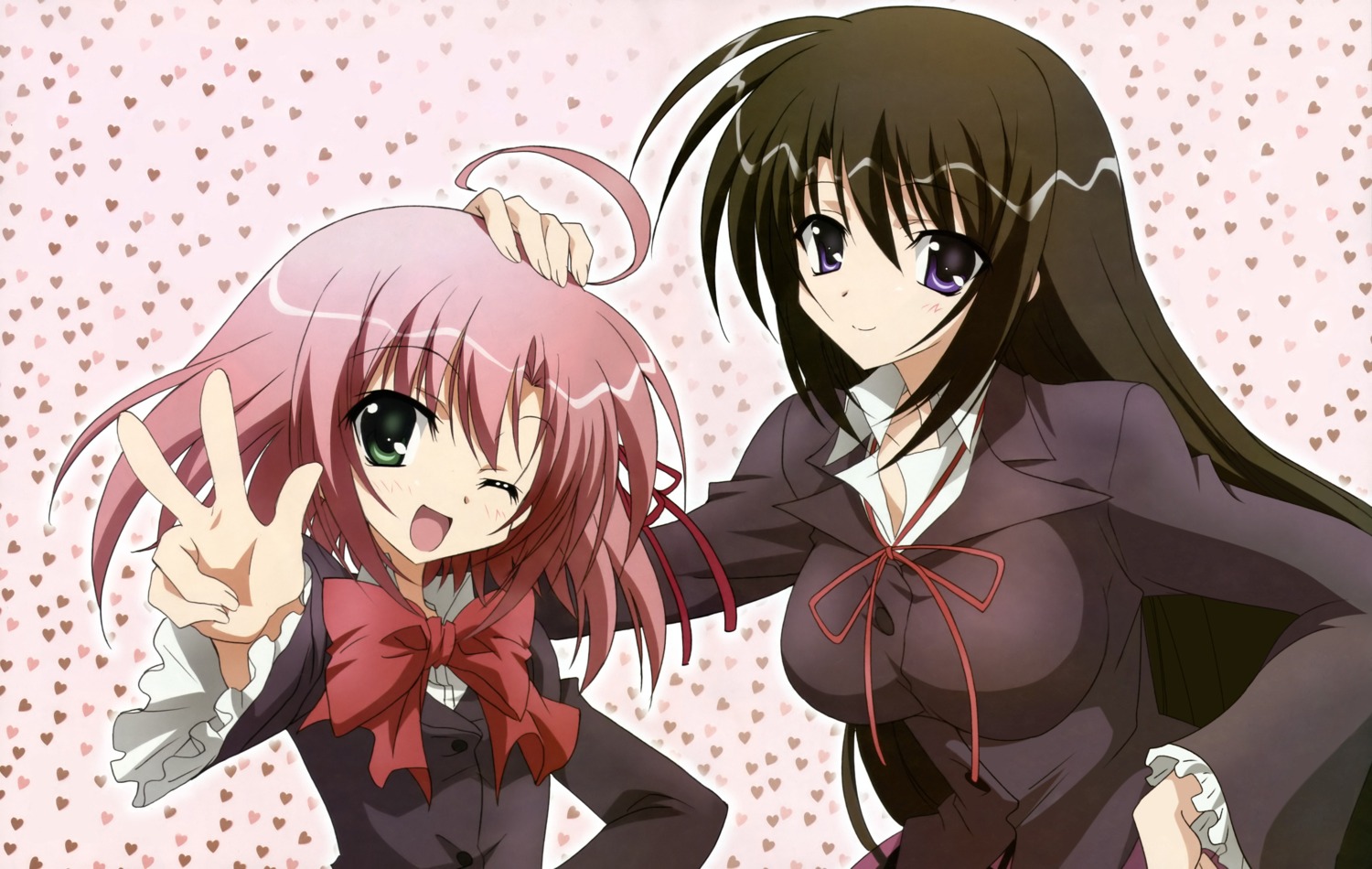 akaba_chizuru, detexted, morimoto_hirofumi, sakurano_kurimu, seifuku, seitokai_no_ichizon