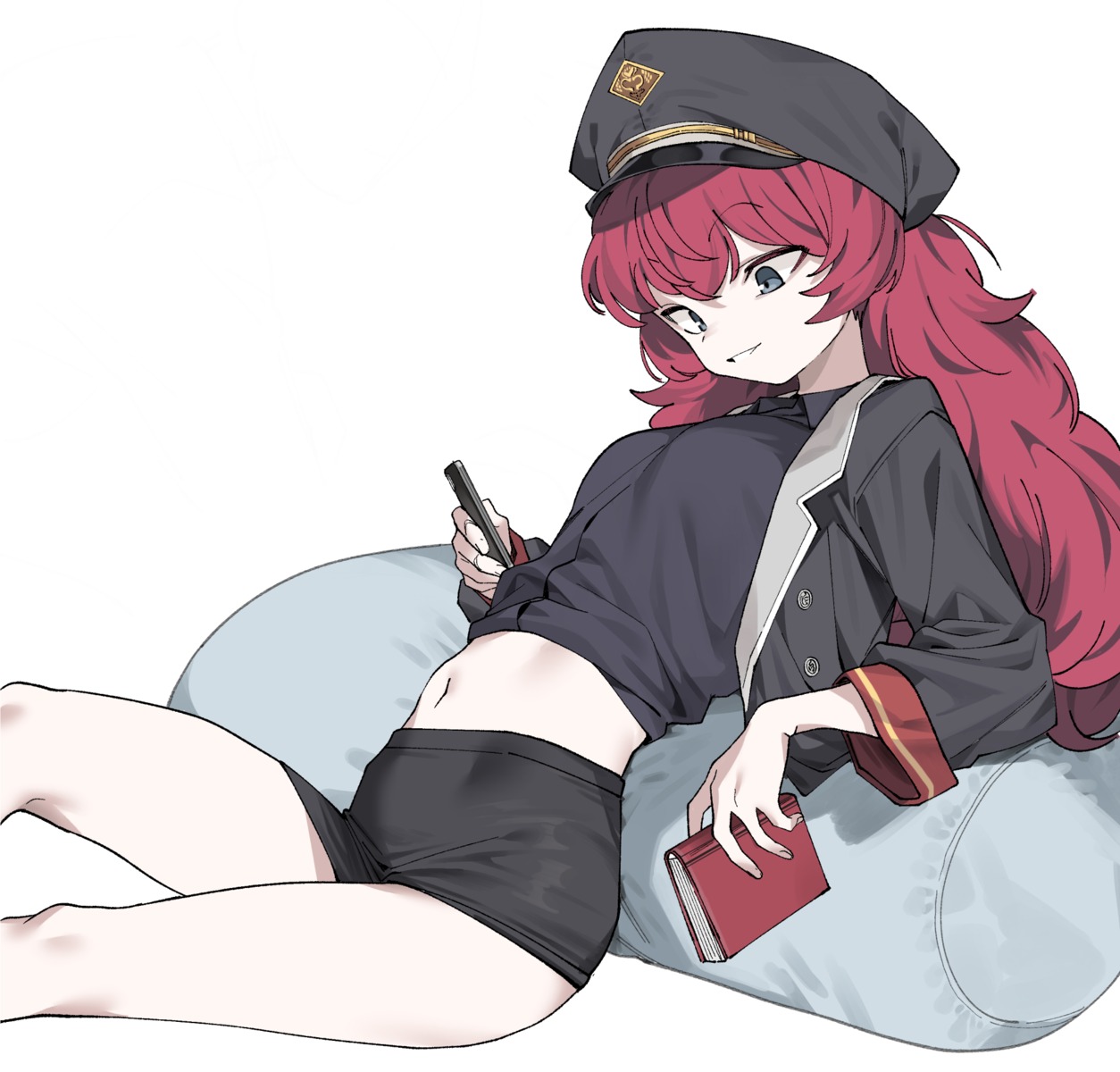 blue_archive, natsume_iroha, shirt_lift, uniform, urec