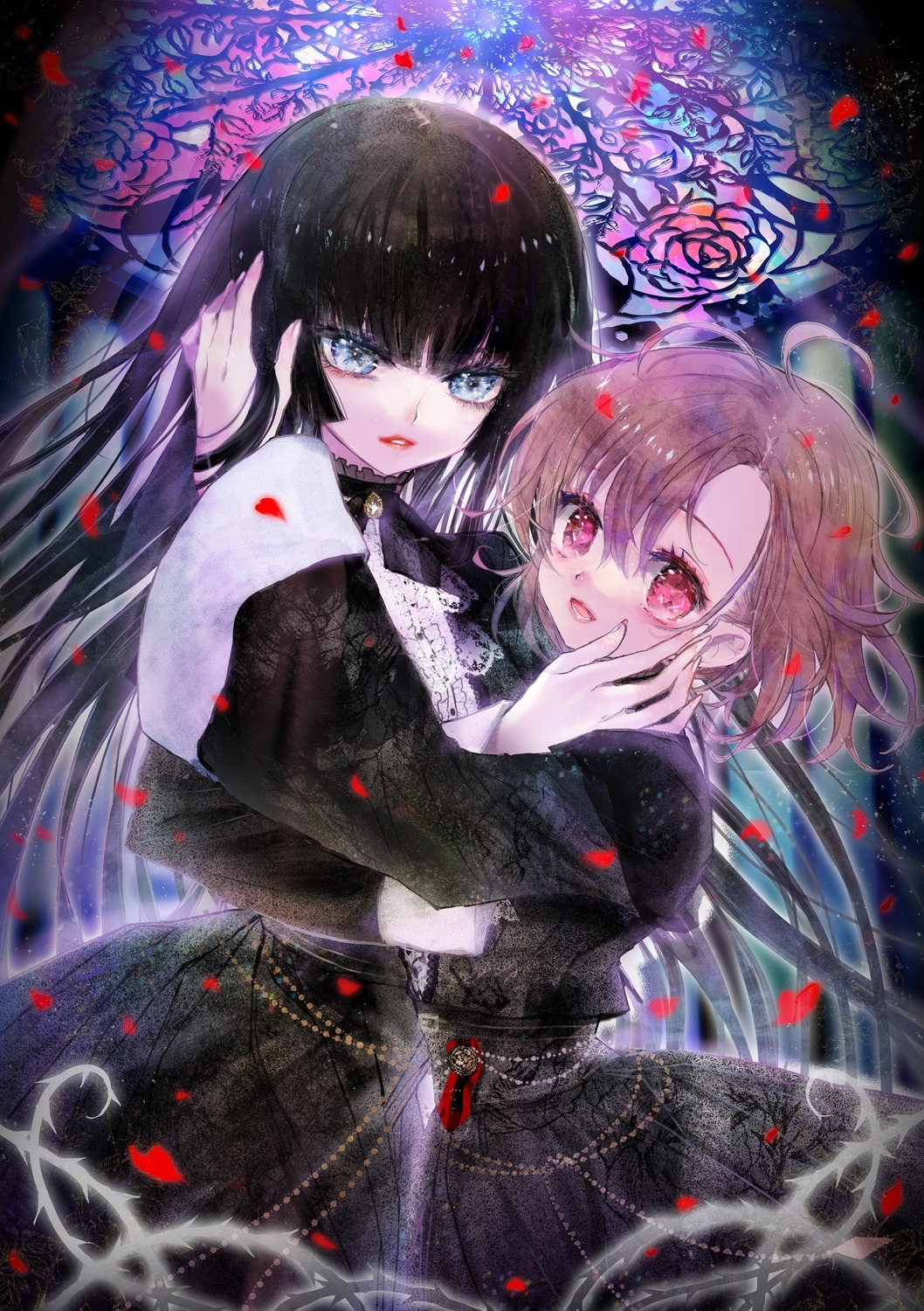 ever_maiden_~daraku_no_sono_no_otome-tachi~, liar-soft, ooishi_ryuuko, seifuku, symmetrical_docking, yuri