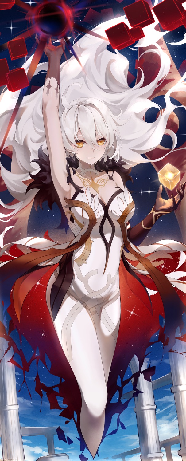 bodysuit, genshin_impact, swkl:d, unknown_god_(genshin_impact)