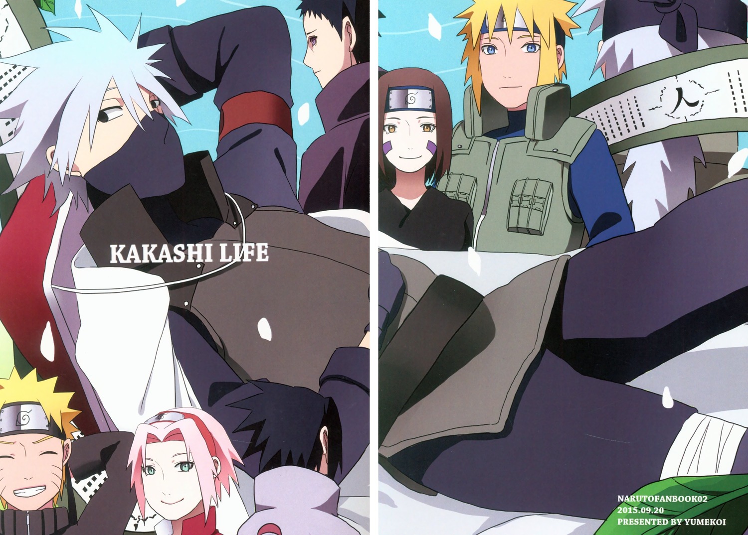 bandages, gap, haruno_sakura, hatake_kakashi, namikaze_minato, naruto, naruto_shippuden, tagme