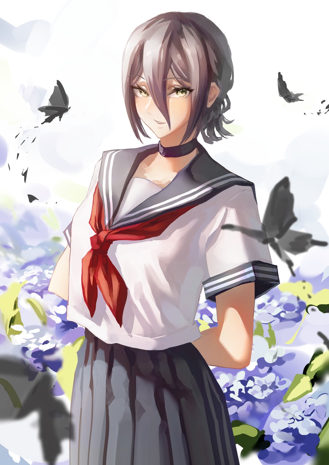 ao_desu2222, chainsaw_man, reze_(chainsaw_man), seifuku