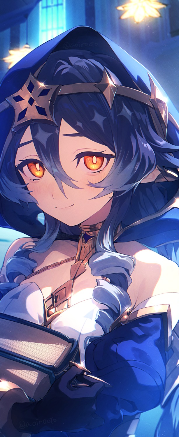 aoppoi_oto, genshin_impact, layla_(genshin_impact), pointy_ears