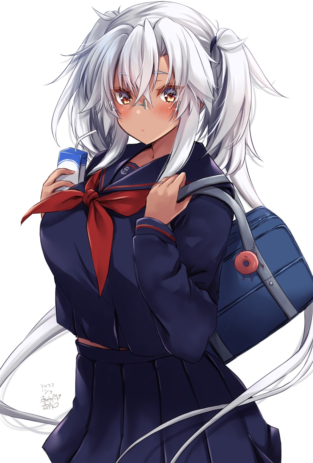 kantai_collection, mashiro_yukiya, megane, musashi_(kancolle), seifuku