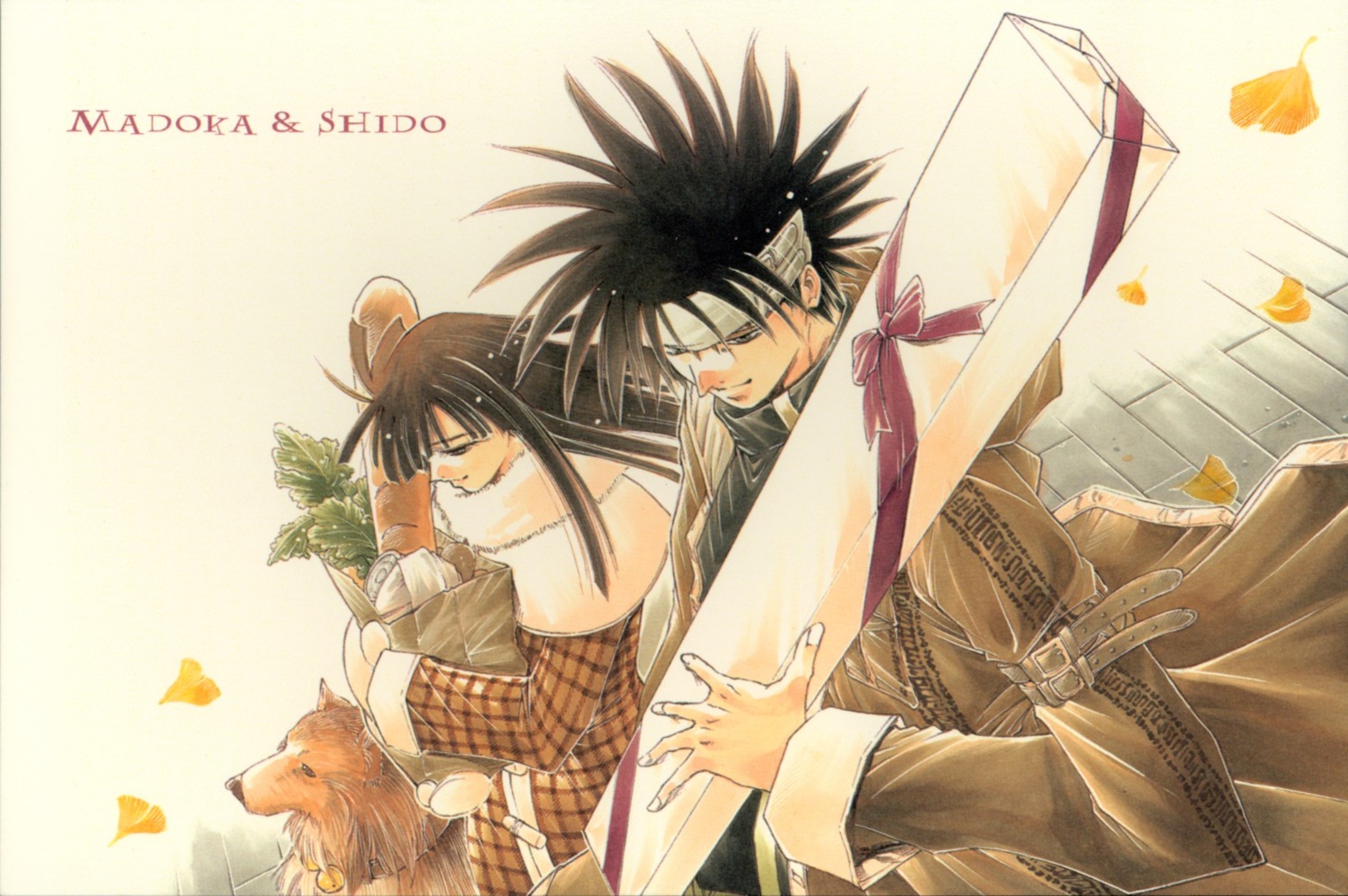 ayamine_rando, fuyuki_shido, get_backers, otowa_madoka