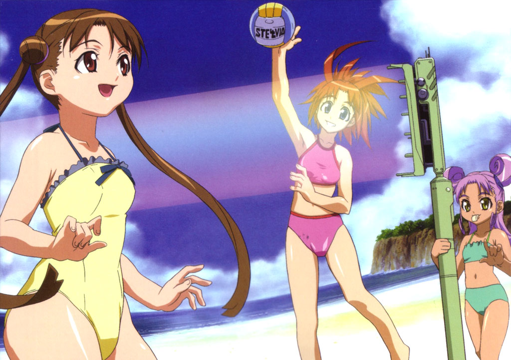 arisa_glennorth, bikini, katase_shima, kazamatsuri_rinna, swimsuits, uchuu_no_stellvia