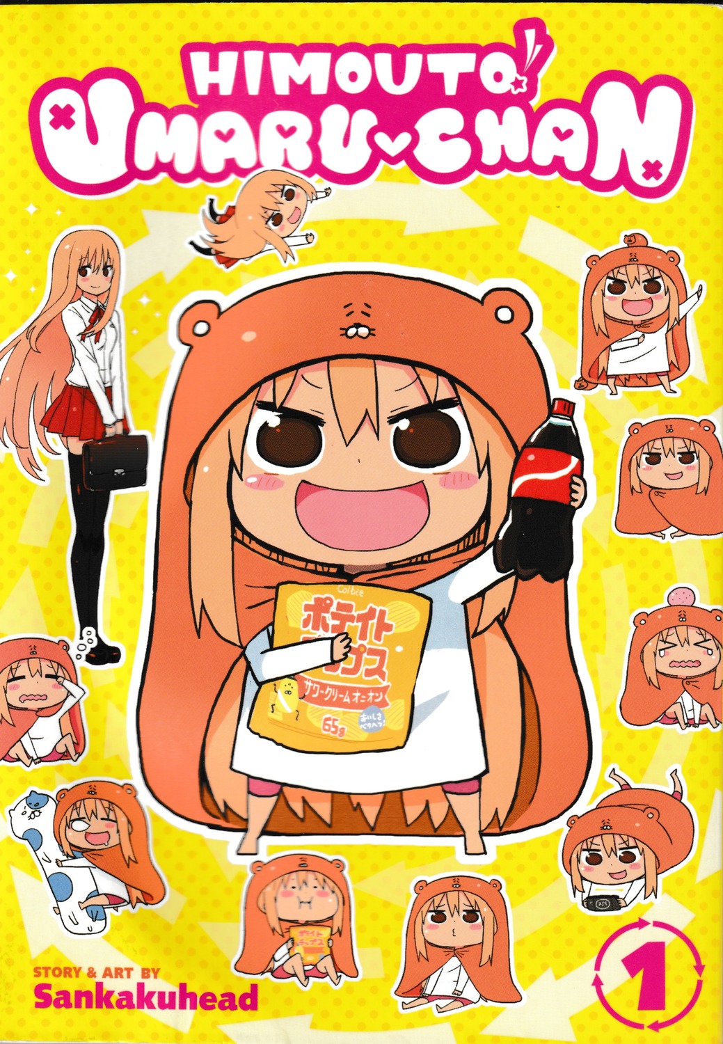 chibi, doma_umaru, himouto!_umaru-chan, sankakuhead, seifuku, thighhighs